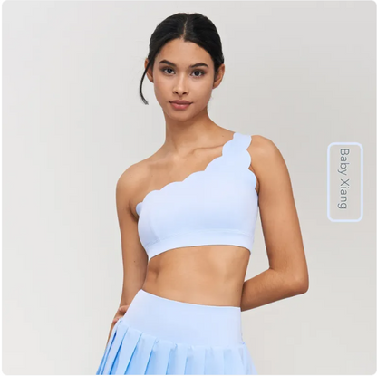 Performance Ruffle Sports Bra