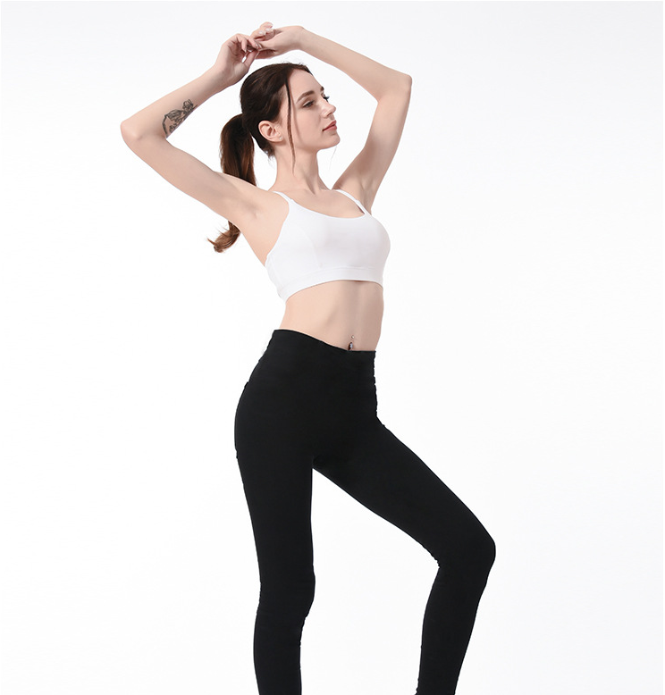 Cross-Back Athletic Yoga Bra