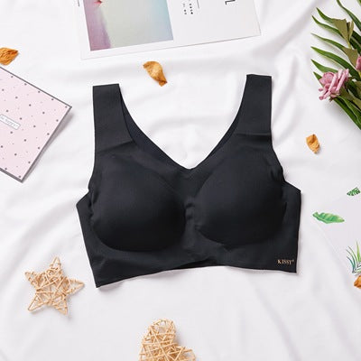 Kissy Platinum Wireless Yoga Sports Bra (Seamless)
