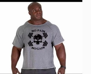Men's Batman Print Gym Short Sleeve Shirt