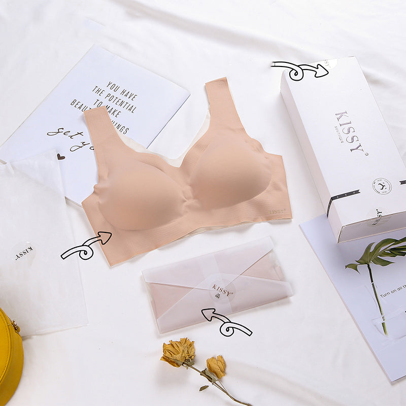 Kissy Platinum Wireless Yoga Sports Bra (Seamless)