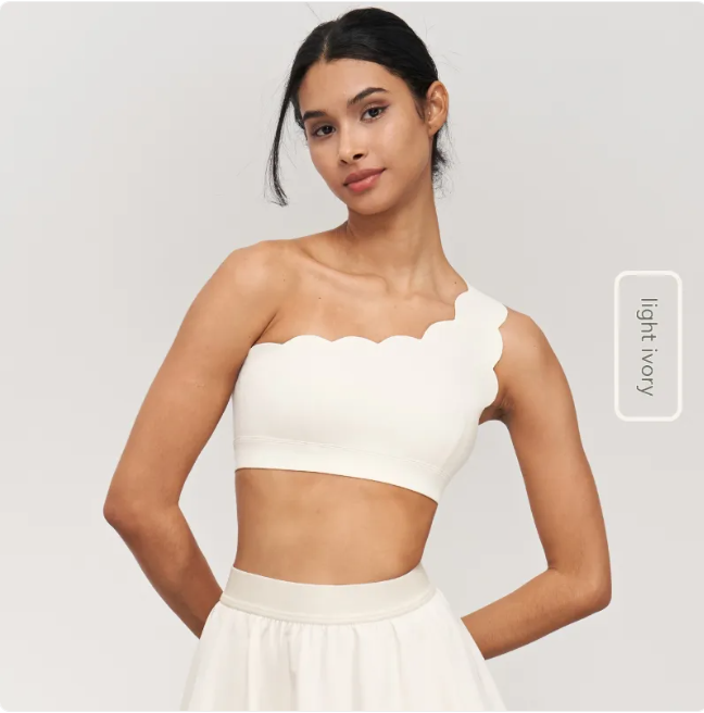 Performance Ruffle Sports Bra
