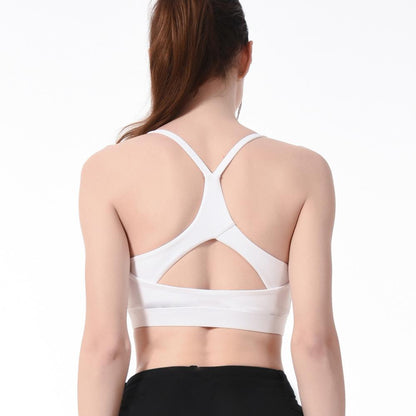 Cross-Back Athletic Yoga Bra