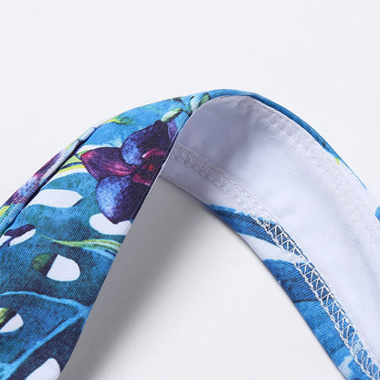 Printed Wireless Sports Bra for Yoga and Gym Wear