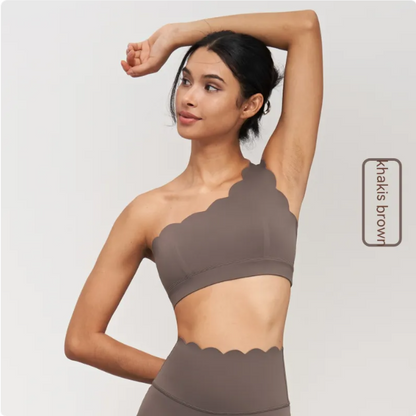 Performance Ruffle Sports Bra