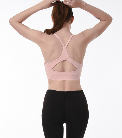 Cross-Back Athletic Yoga Bra