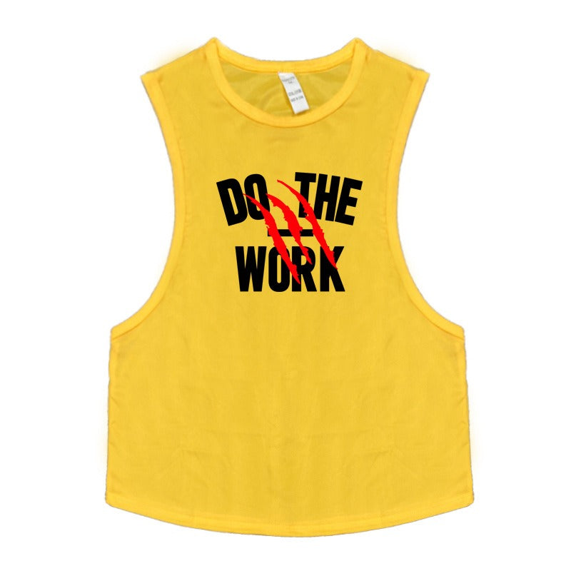 Breathable Cotton Men's Vest for Gym Training
