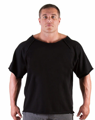 Men's Batman Print Gym Short Sleeve Shirt