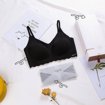 Kissy Platinum Wireless Yoga Sports Bra (Seamless)