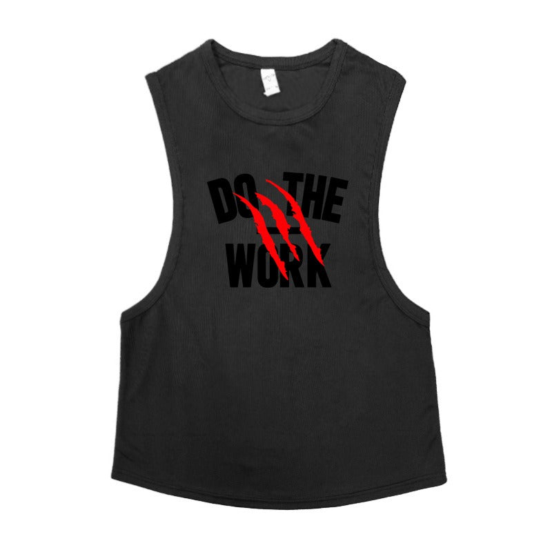 Breathable Cotton Men's Vest for Gym Training