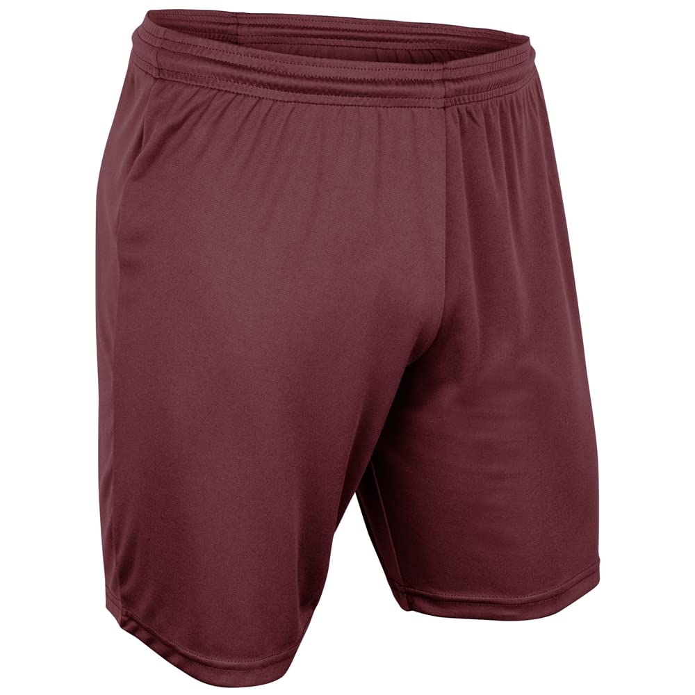 CHAMPRO Mens Vision Athletic Gym Shorts Maroon 2X-Large